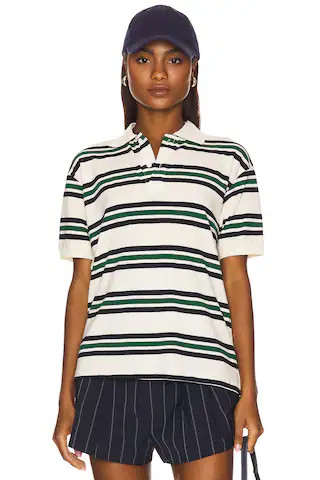 LIONESS Leisure Polo Top in Ivory Moss from Revolve.com | Revolve Clothing (Global)