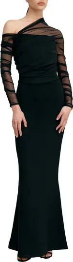 Monroe Long Sleeve Mermaid Gown | Nordstrom