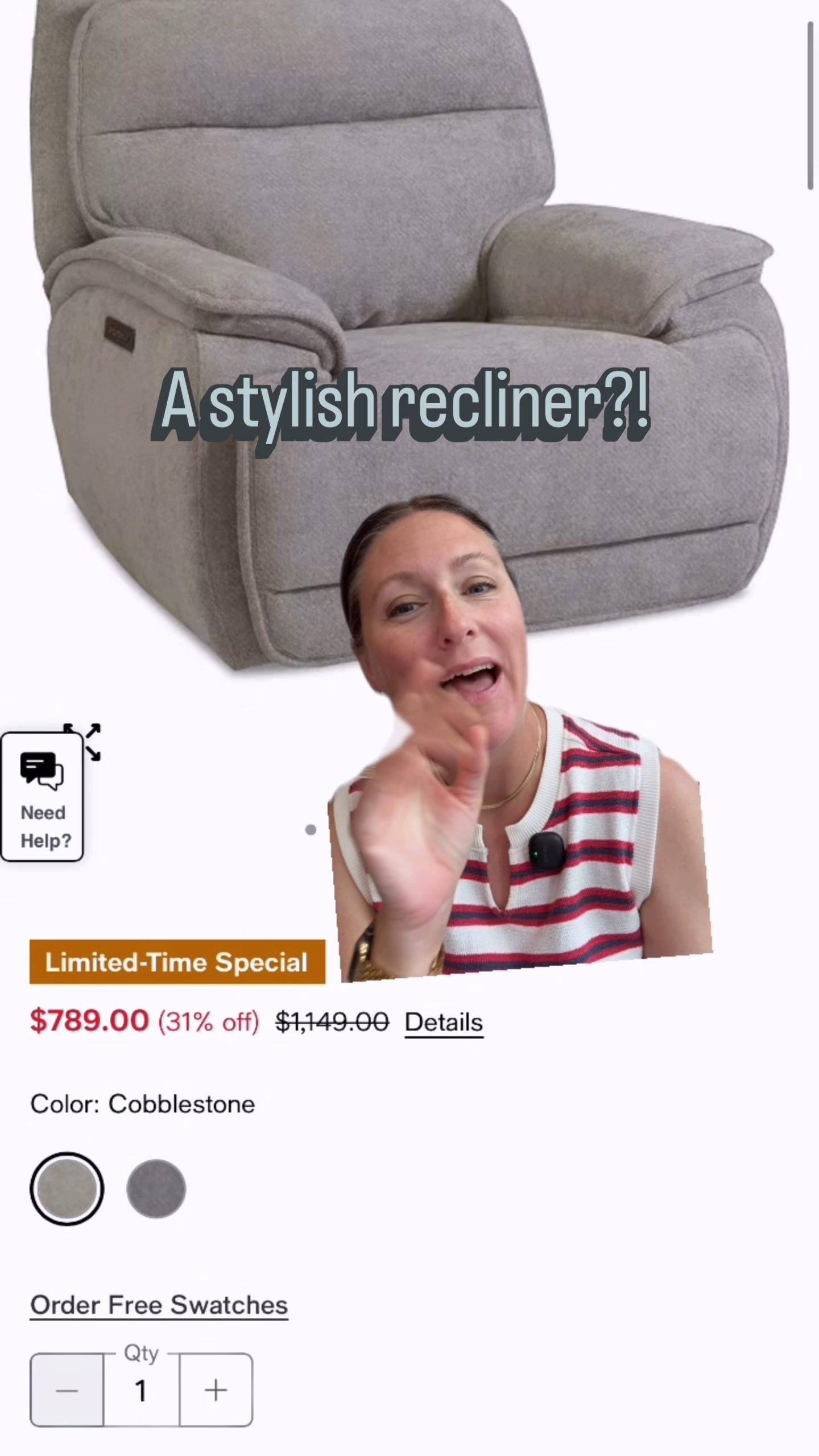 A stylish recliner AND it’s on sale?! Macy’s Memorial Day Sale is one of the best times to upgrade your home for summer, and the furniture + rug deals right now are SO good. I’m talking 20–60% off pieces that look like they belong in a designer home — neutral rugs, statement furniture, and those finishing touches that make a space feel instantly elevated (exclusions apply). 
My husband has wanted a recliner in our living room for YEARS, and this is one I can finally say yes to. If you’re getting your home ready for summer hosting or just want that clean, pulled-together look, these are the finds worth grabbing while they’re on sale. Linked all my top picks here - the sale is live now until June 1.  @macys 

 #macyspartner #LTKmomlife #LTKHome #LTKSaleAlert