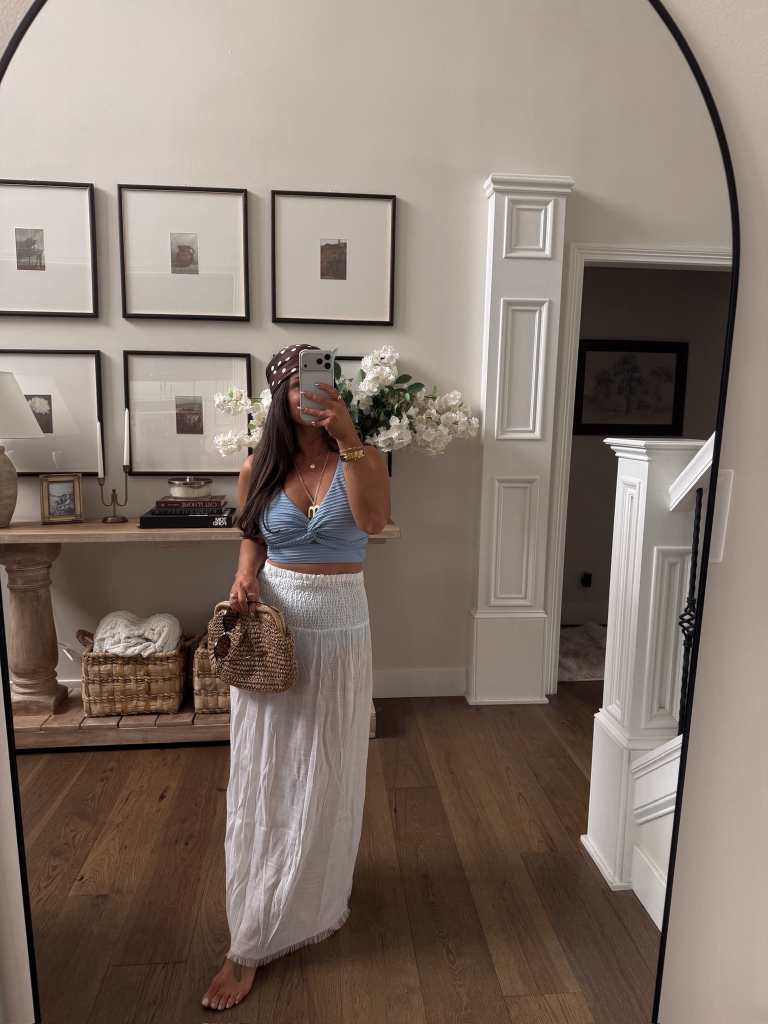 Obsessing over this beach outfit for spring break 🩵

#LTKSwim #LTKTravel #LTKootd