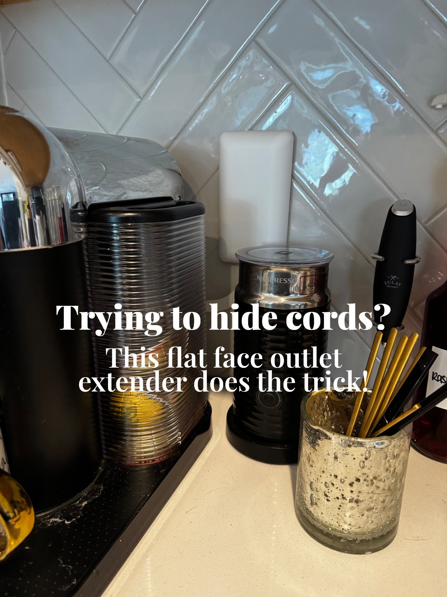 One of the best amazon finds! #amazon #amazonfind #cords #outletextender #hidecords #kitchen #kitchenhack #amazonkitchen #cords #coffeemachine #gifts #giftguide 

#LTKSeasonal #LTKFindsUnder50 #LTKHome