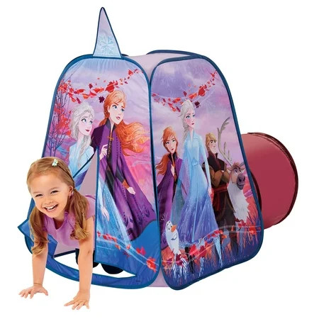 Disney Frozen 2 Indoor/Outdoor Pop-up Tent Playhouse with Tunnel for Boys and Girls | Walmart (US)
