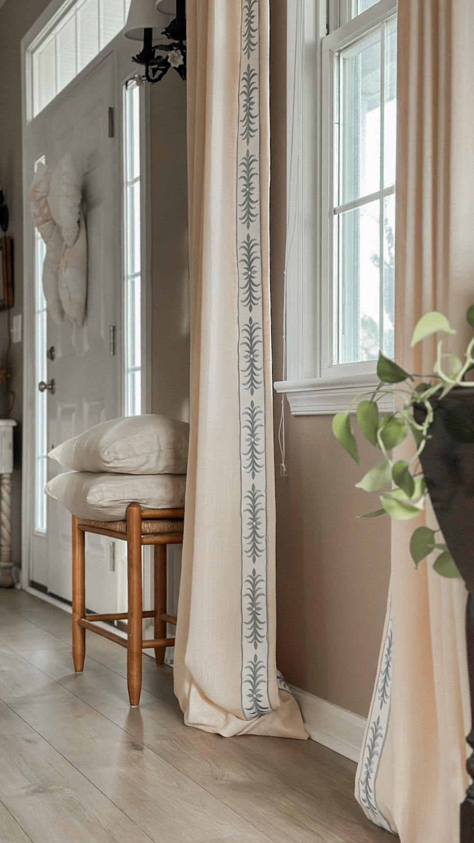 Creating my wildest dreams going slow and resting often. It’s the season of continuing to be me. Sharing what I love, my passion, my heart and soul. 
Switching things up in our home has also been a passion of mine. It takes my mind into a creative outlet to make things beautiful. I decided to switch our curtains up to these customized ones from my friends @neutralcurtains 
Details below and I’ve also shared in stories. Be well my friends! 
Love y’all mucho. 🫶🏼
.
.
Color: Kelly Flax Linen Curtains- Sand Beige K1022
Style: Triple Pleat
Trim Birder: Style 3
Liner: Privacy Shade 60%
.
.
.
.
.
.
.
#cottagecoredecor #simplehomestyle #howihaven #createdtocreate #customcurtains

#LTKdayinmylife #LTKstorytime #LTKgrwm