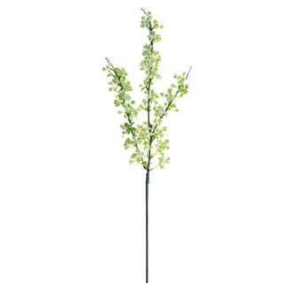White & Green Wild Blossom Stem | Michaels Stores