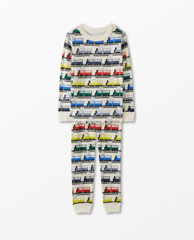 Holiday Print Long John Pajama Set | Hanna Andersson