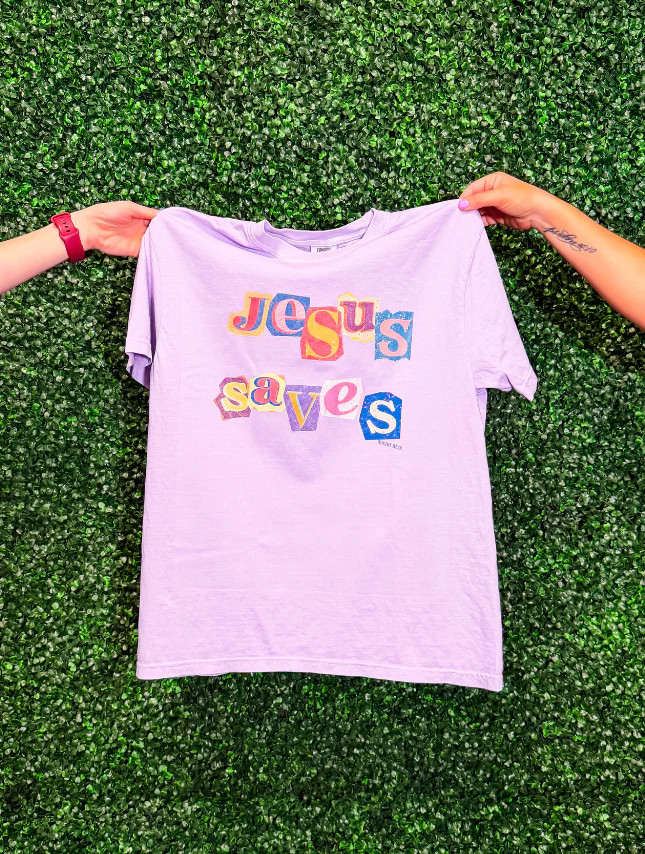 Jesus Saves Poster Tee | Worthy Wear