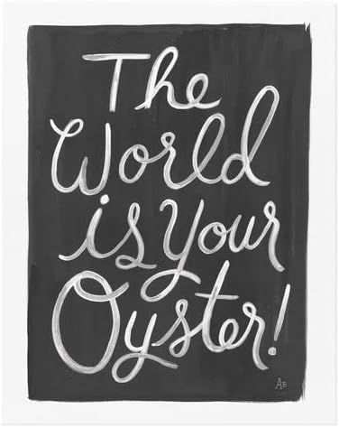 RIFLE PAPER CO. The World Is Your Oyster Art Print - Created from Original Gouache Paintings, Pri... | Amazon (US)