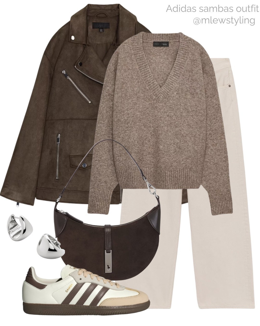 Fall outfit with a suede jacket and in-stock adidas samba sneakers 🤎

Tags: new in Zara knit, v-neck sweater, polo Ralph Lauren suede bag, Arket jeans, off white denim, everyday chic outfit, autumn fashion, neutral look 

#LTKShoeCrush #LTKItBag #LTKSeasonal