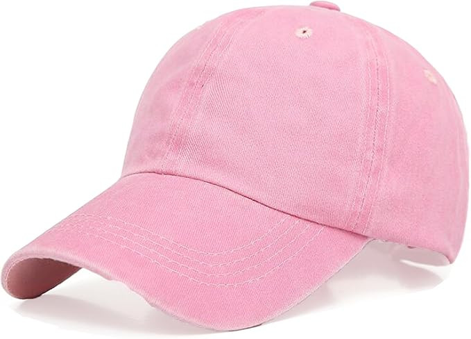 NPJY Baseball Cap Golf Dad Hat Adjustable Original Classic Low Profile Cotton Hat Unconstructed P... | Amazon (US)