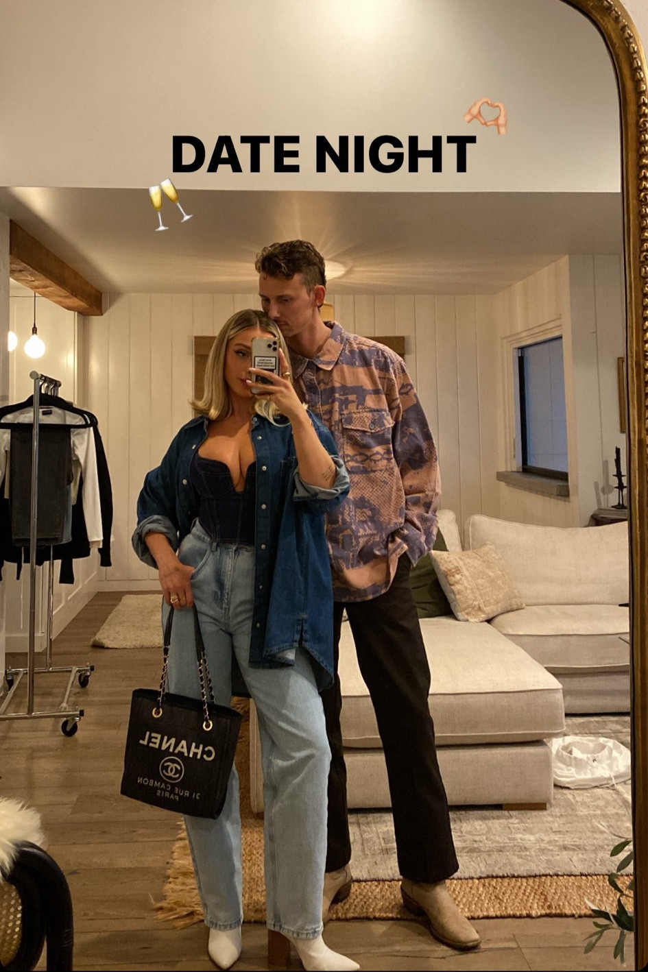 Mens casual date night look