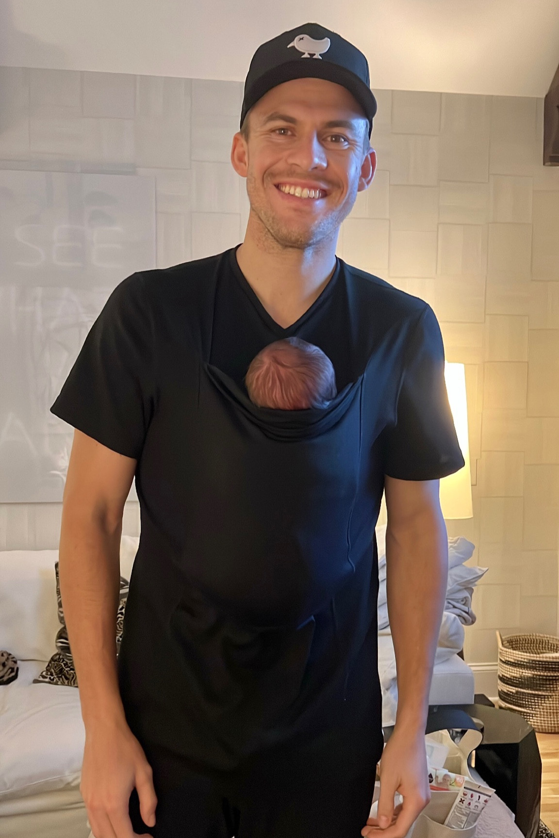 Lalabu Dad shirt baby carrier. Tay is in XL

#LTKmens #LTKbaby #LTKfamily