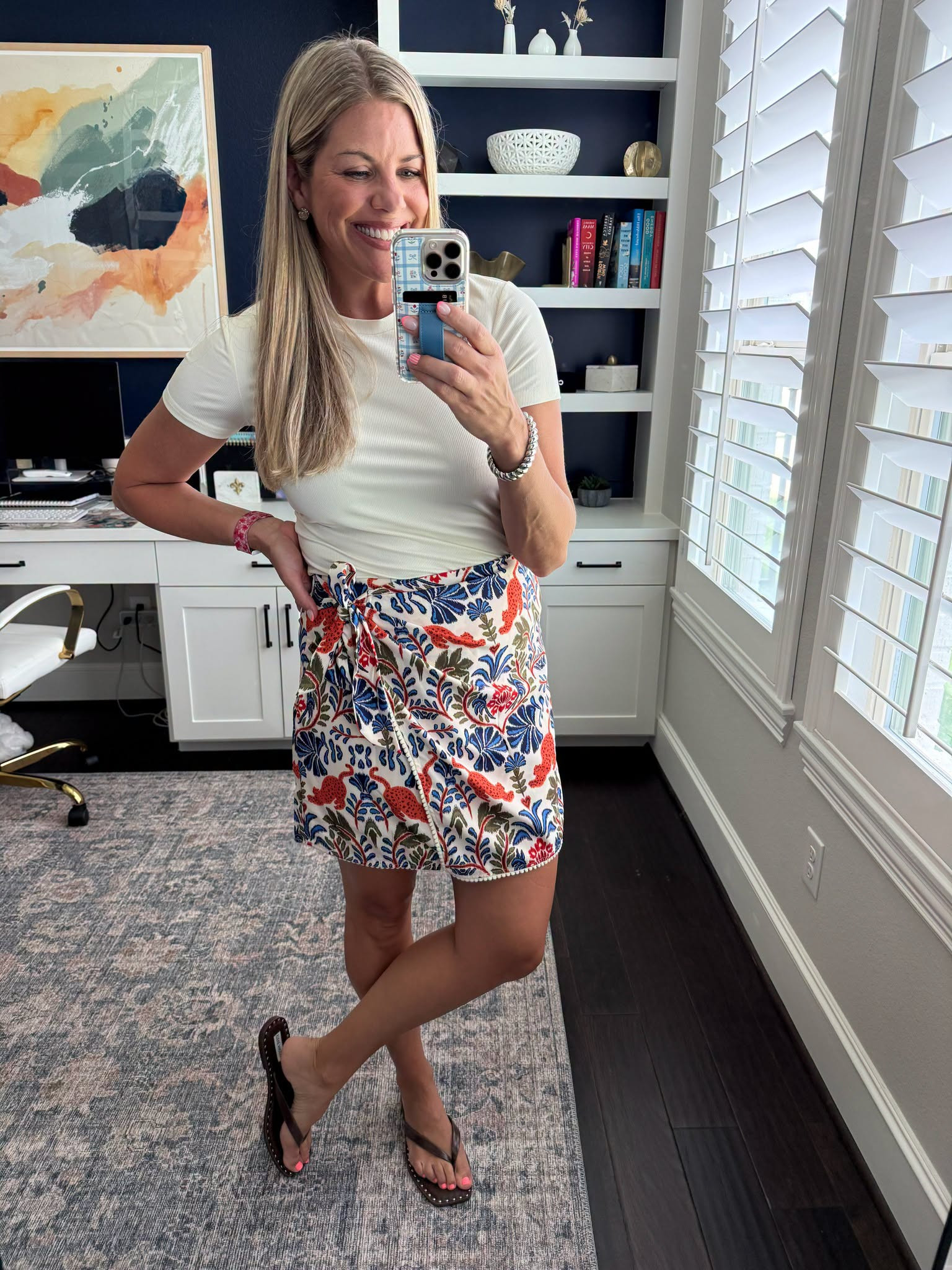 This wrap skort is so great for summer and the quality is really good!! Runs tts!  

 #LTKootd