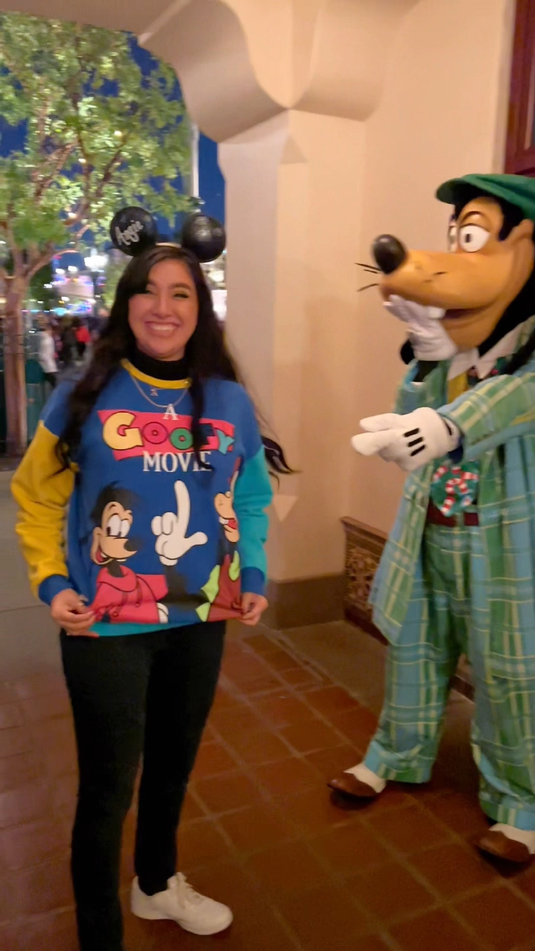 🎄There’s something so fun about dressing up for Christmas time at the Disney parks 🐭

✨ I’ve loved A Goofy Movie forever, so wearing this colorful Goofy sweater felt like such an easy choice. It has that retro ’90s color-blocking vibe that immediately makes me smile, and it’s lightweight enough to wear year-round. 

❄️For the colder weather, I layered a turtleneck underneath to stay warm — and Goofy himself loved the look when I saw him!

I also linked other similar items I wore for this look that I think you’ll like 🥰

🎄PS What character sweater would you want to rock at the parks?


#LTKGiftGuide #LTKHoliday #LTKvlog