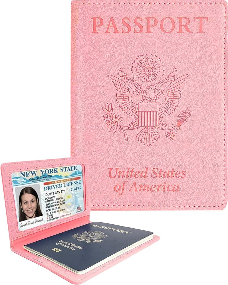 Sizobi Leather Passport Holder Covers, Passport Holder for Travel Women, RFID Blocking Wallet Cas... | Amazon (US)