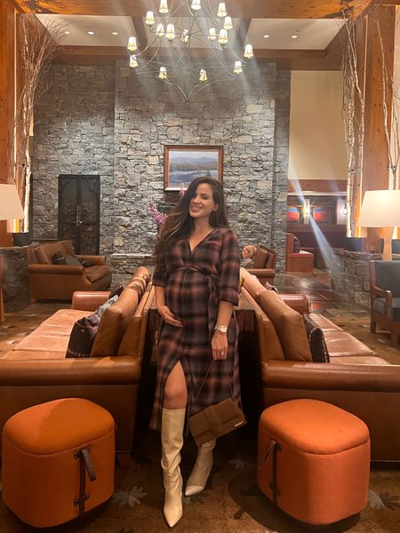 The perfect plaid dress for fall 🫶🏻 

#LTKbump #LTKSeasonal #LTKtravel