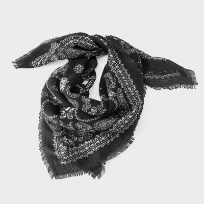 Floral Detail Paisley Bandana Scarf - Universal Thread™ Red | Target