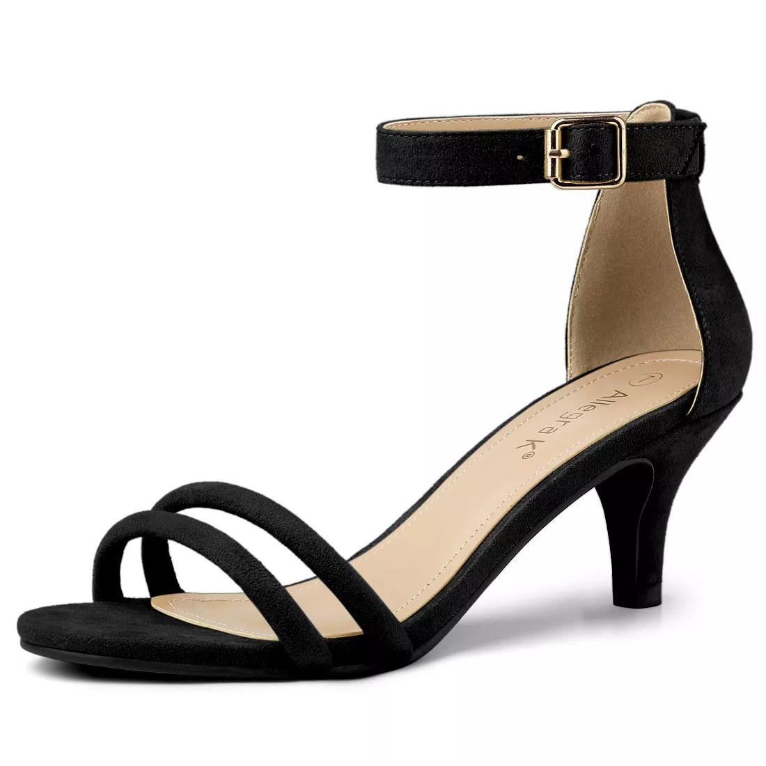Allegra K Women's Kitten Heel Ankle Strap Sandals Shoes | Target