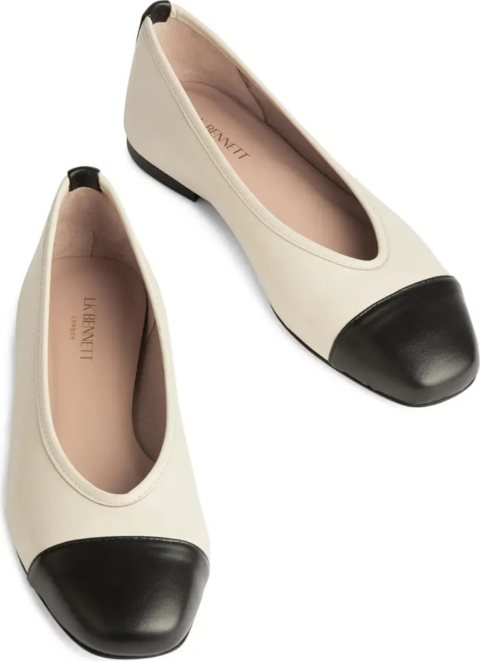 Hanna Cap Toe Ballet Flat (Women) | Nordstrom