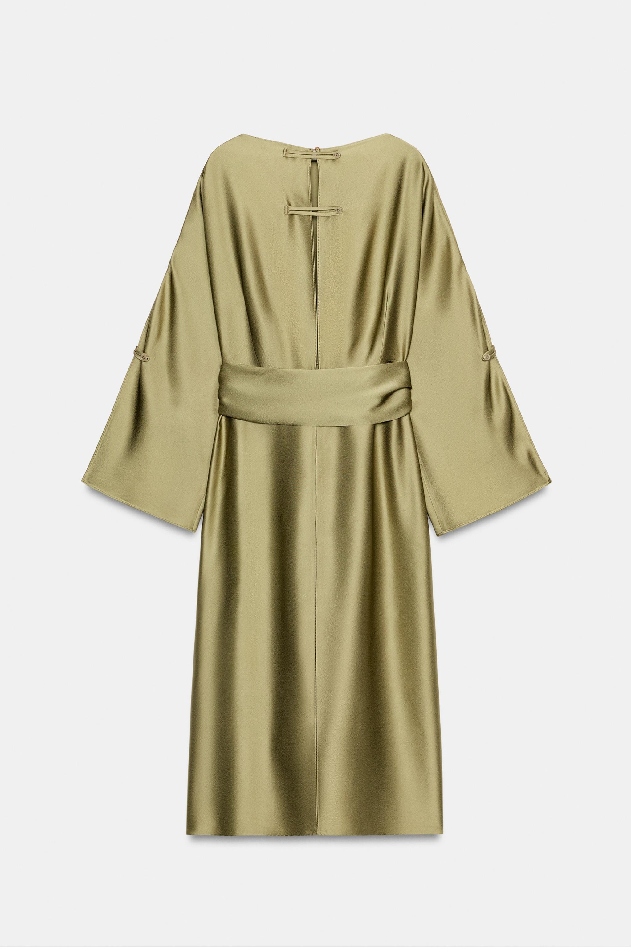 ZW COLLECTION SATIN EFFECT MIDI DRESS | Zara IT