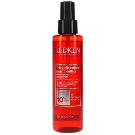 Redken Frizz Dismiss Instant Deflate Leave-in Smoothing Oil Serum 4.2 oz | Walmart (US)