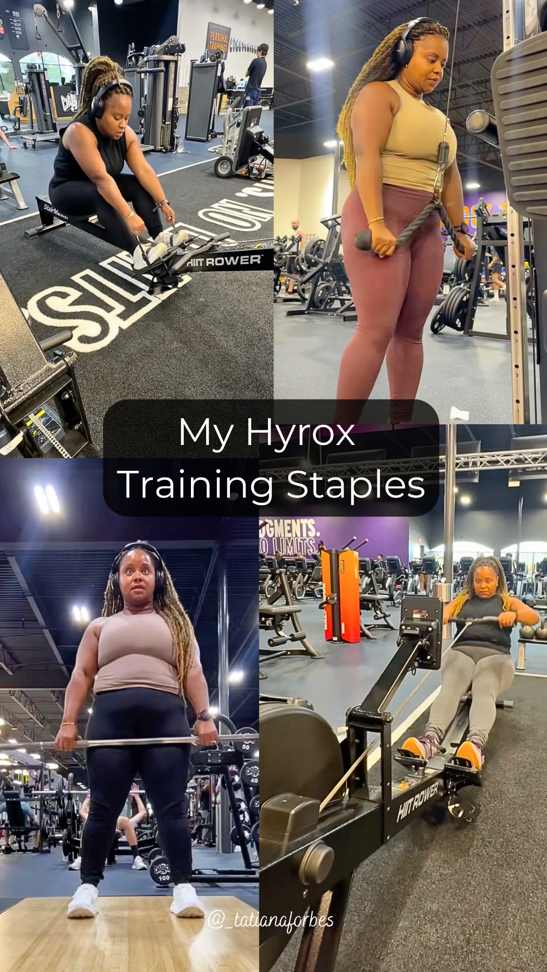 Reposting this because it’s relevant again.

These are my HYROX training staples, the movements and workouts I keep coming back to, race after race. Just finished my 4th HYROX, and this kind of work is a big reason why.

Nothing flashy. Just consistency and reps that actually translate on race day. 

 #LTKfitnessgoals #LTKActive #LTKMidsize