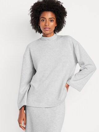 Cozy Mock-Neck Tunic Sweater | Old Navy (US)