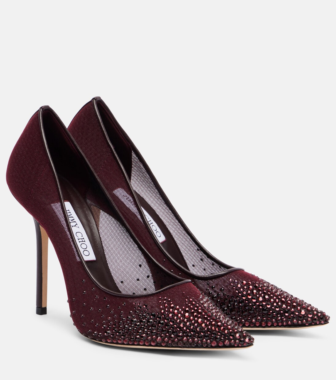 Love 100 crystal-embellished pumps | Mytheresa (INTL)