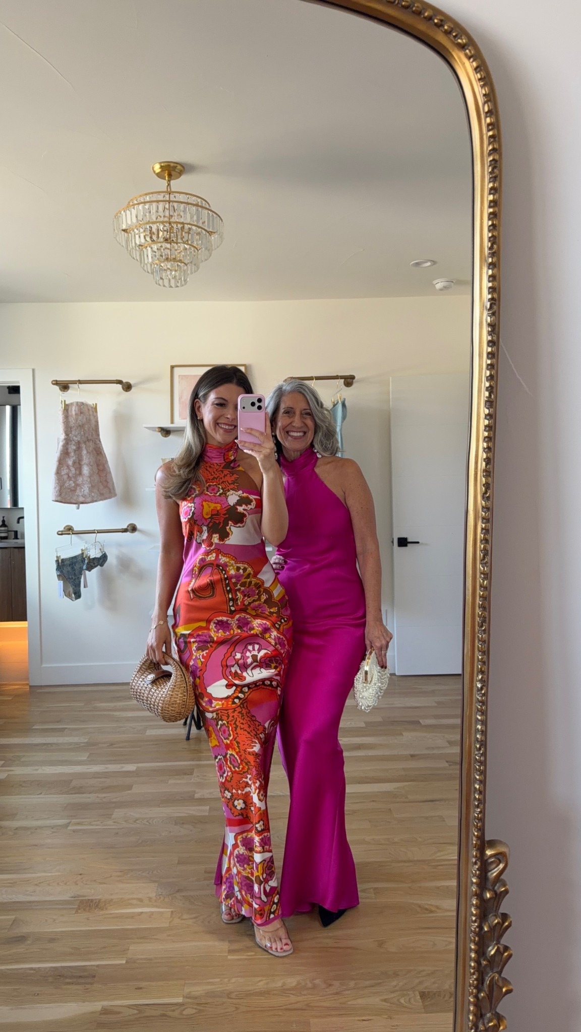 Mom and me wedding guest and spring event dresses resortwear orange and pink satin dresses

Revolve code: tulip
Vici code: emerson30
Electric picks code: emerson20

Wearing smalls/2
Mom wears medium/6

Resortwear
Destination wedding
Spring event
Wedding guest
Formal event
Satin
Floral 
Mother of the bride


#LTKWedding #LTKgrwm #LTKSeasonal