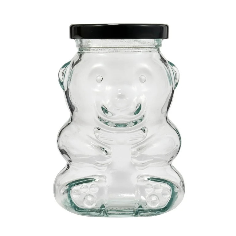 Hello Hobby Glass Bear Jar with Lid, 6.08 oz | Walmart (US)