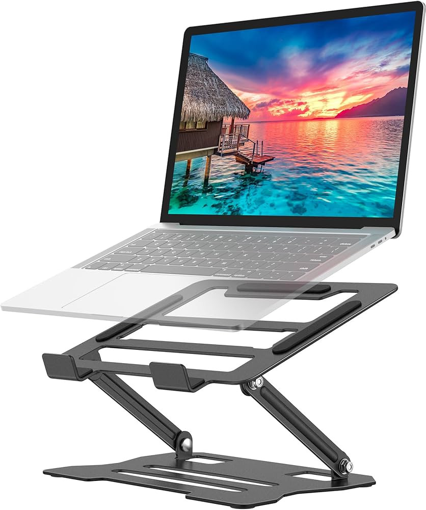 Klsniur Laptop Tablet Stand, Universal Adjustable Carbon Steel Laptop Computer Stand, Ergonomic F... | Amazon (US)