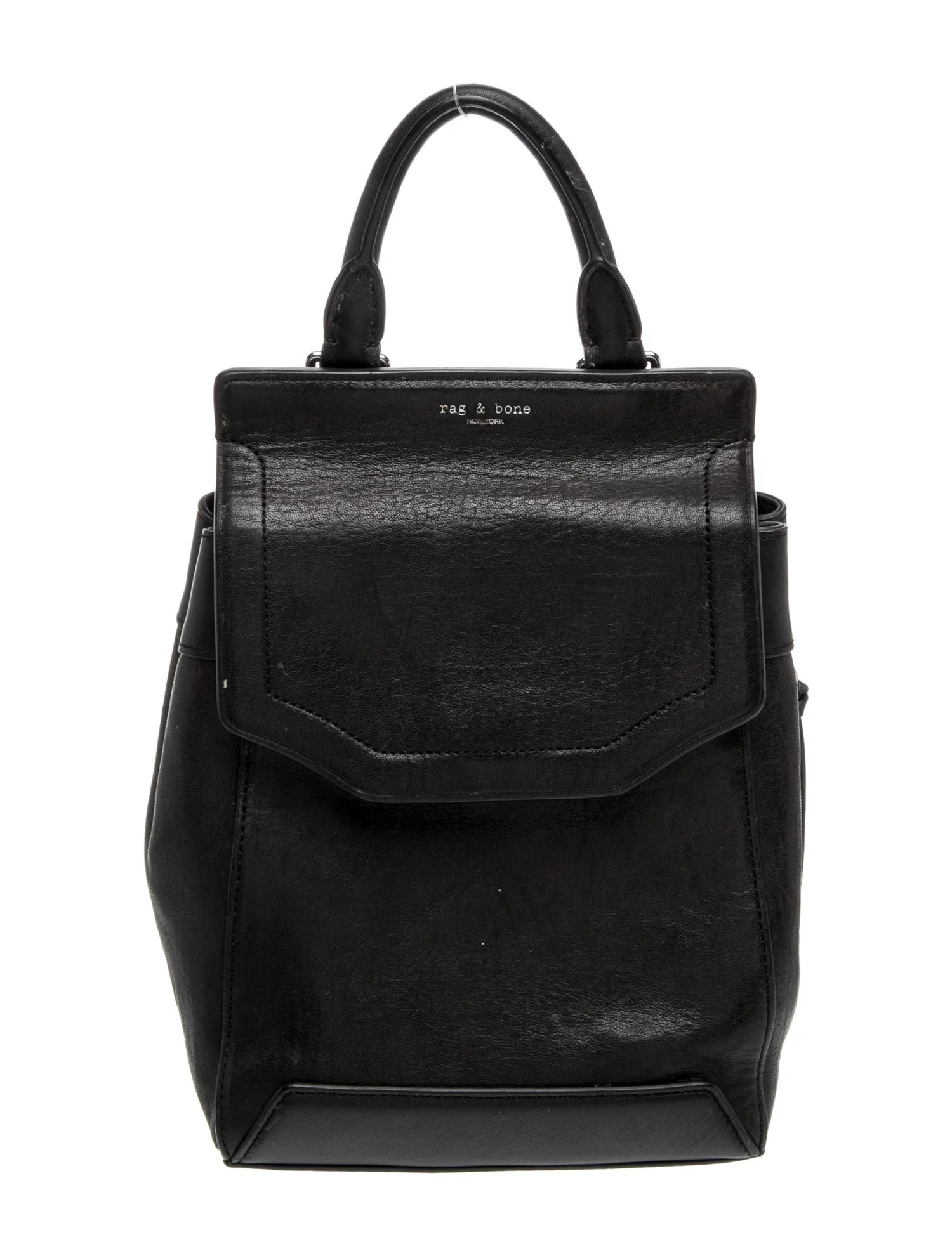 Rag & Bone Leather Backpack - Black Backpacks, Handbags - WRAGB617288 | The RealReal | The RealReal