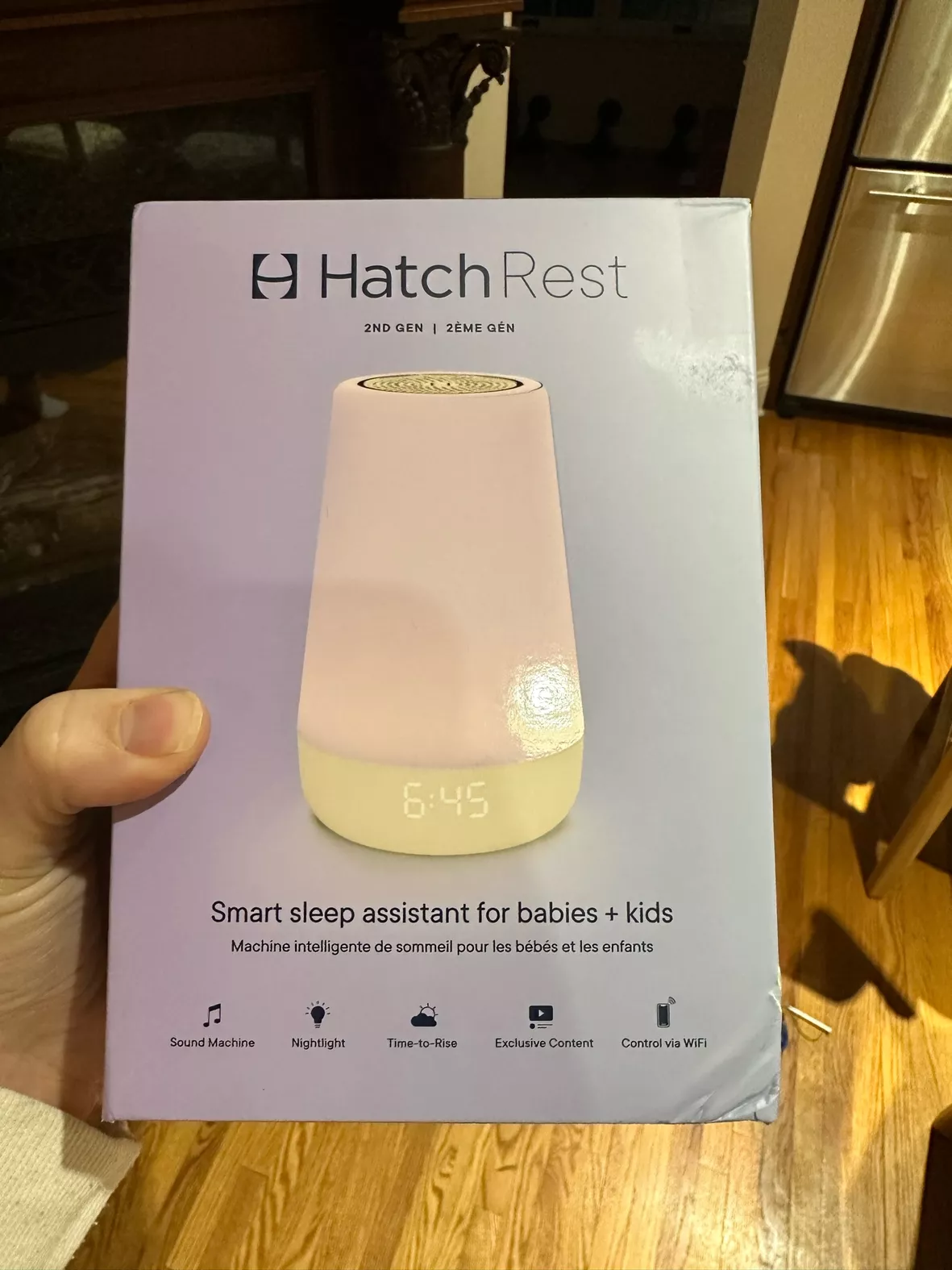 Hatch Rest 2nd generation - Night Light, Sound Machine, and Time-to-Rise