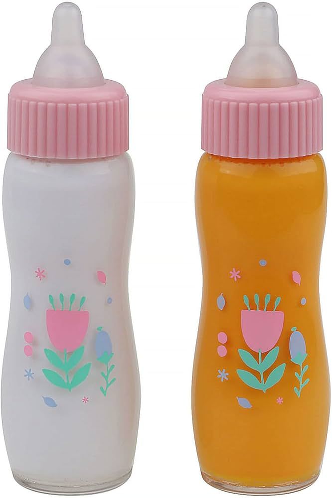 JC Toys Deluxe Disappearing Magic Bottles | Fits All Dolls | Milk and Juice | Butterfly Theme | A... | Amazon (US)