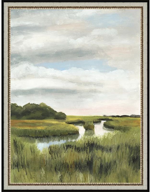 Marsh Landscapes I Framed Painting Print | Wayfair Professional