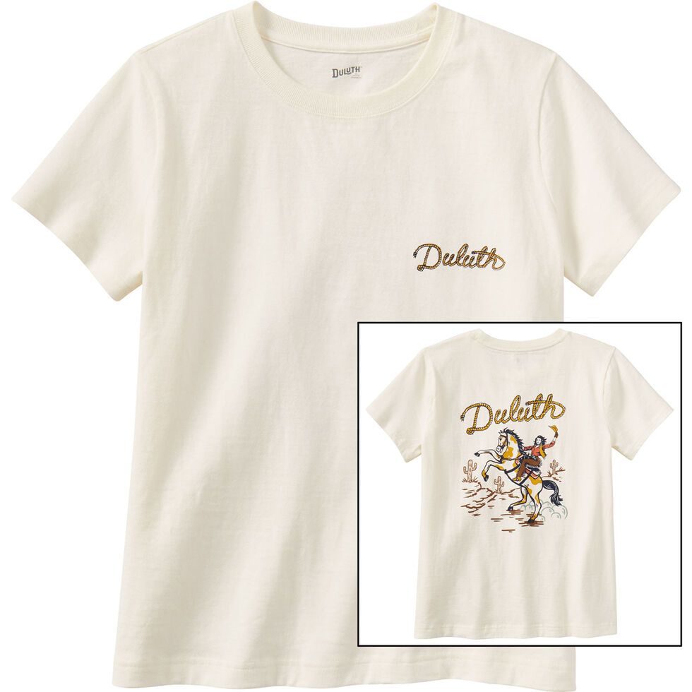 Women's Fence Mender Short Sleeve Crew T-Shirt | Duluth Trading Company