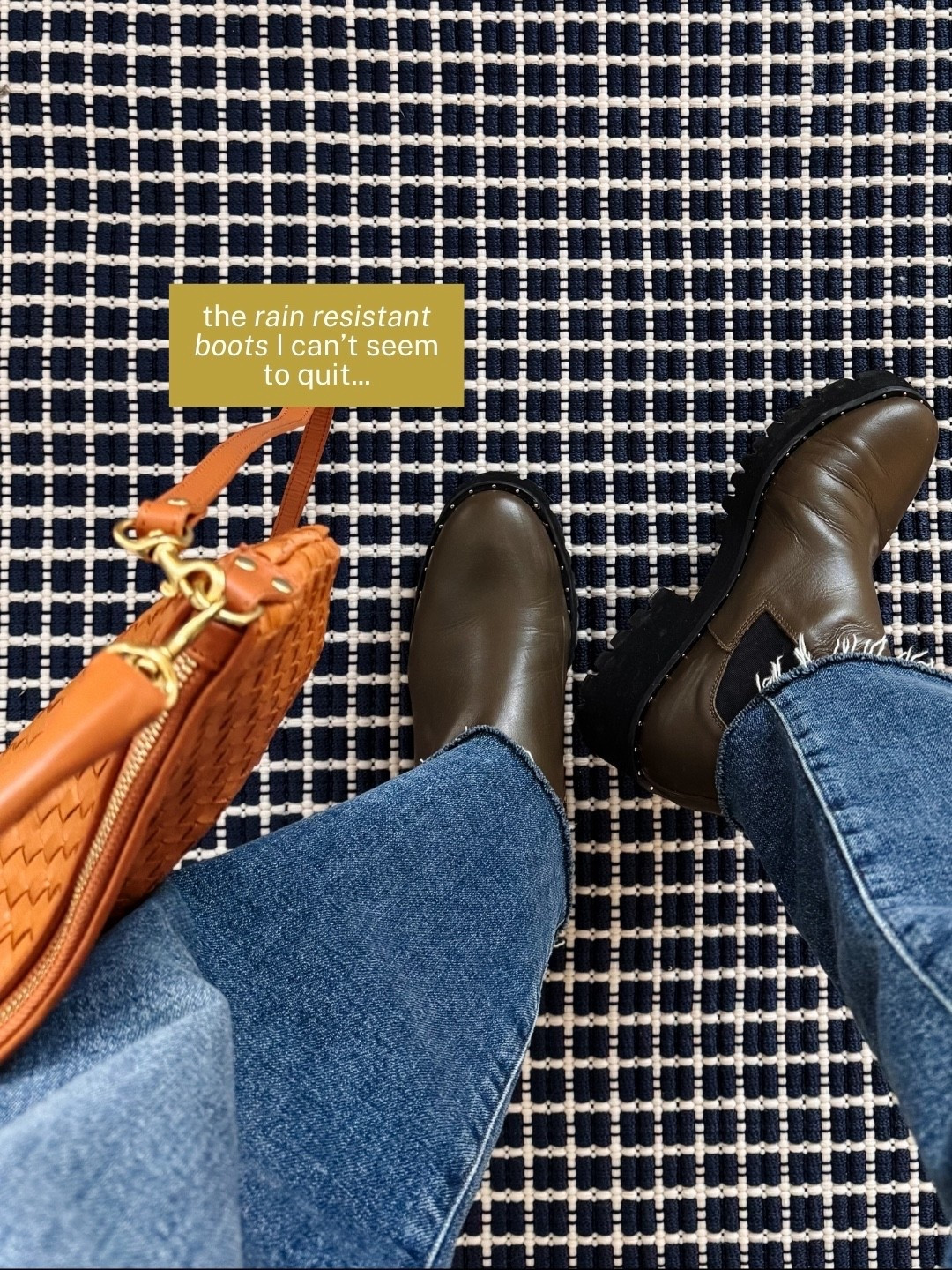 Freda Salvador Brooke rain resistant boots true to size and on heavy rotation lately, Clare v petite moyen messenger ~ also own and love the full size version in evergreen ~ agolde Harper crop jeans are an everyday casual favorite. Fit tts 
xo, Claire 

#LTKSeasonal #LTKOver40 #LTKootd