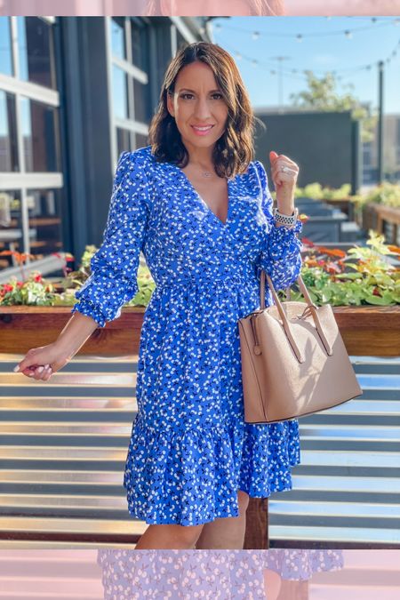 Fall Looks for all the occasions. Blue floral dress, booties 2 ways. 
Petite style. Petite friendly  

#LTKunder100 #LTKshoecrush #LTKunder50