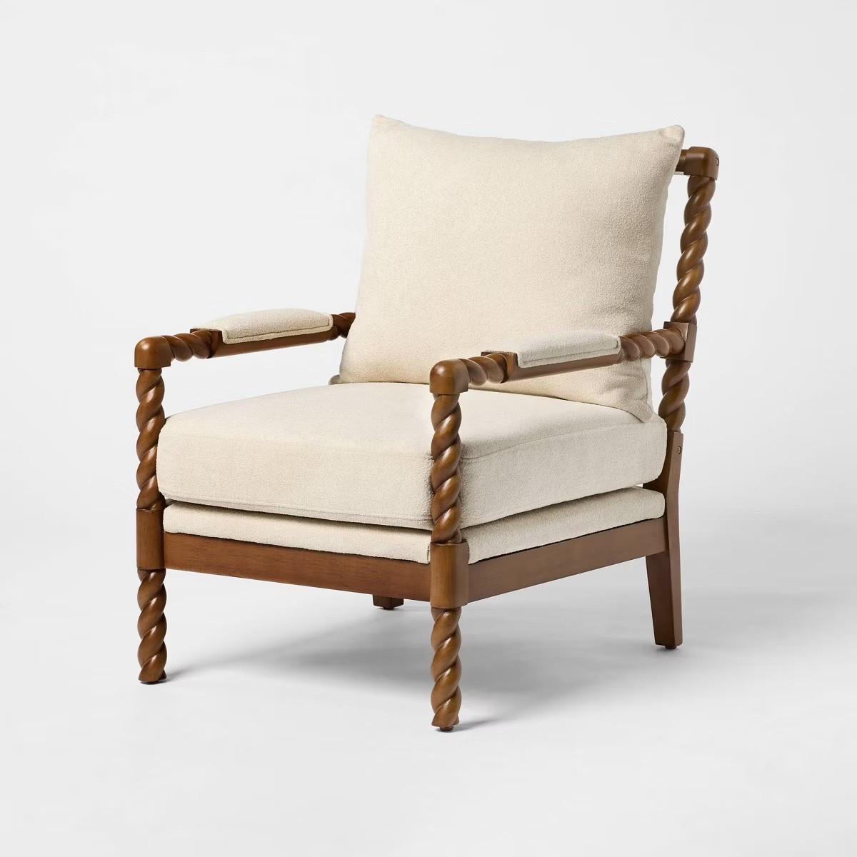 Target Upholstered Accent Chair with Braided Arms and Legs Natural - Threshold™ designed with Studio McGee, home, furniture, living room, bedroom, study, home office

#LTKHome #LTKSaleAlert