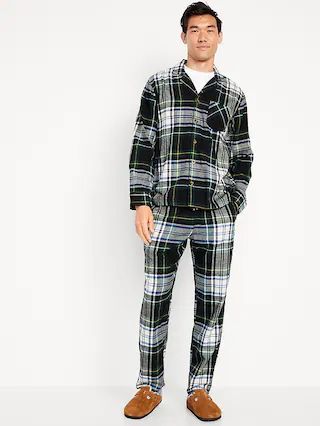 Matching Plaid Flannel Pajama Set for Men | Old Navy (US)