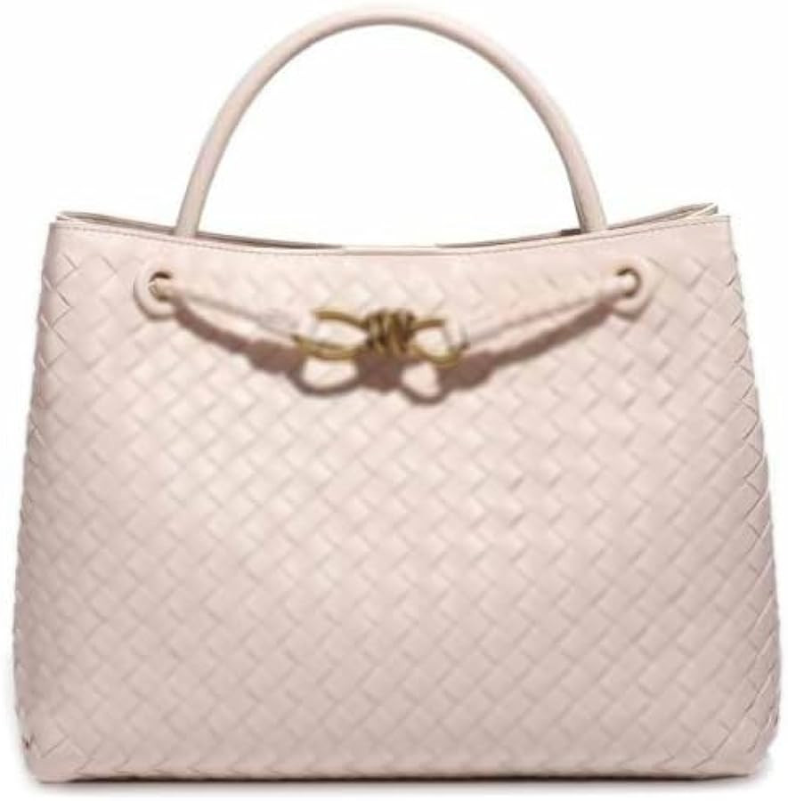 Woven Bags for Women Tote Shoulder Hobo Crossbody Bags PU Leather Handwoven Woven Purse | Amazon (US)