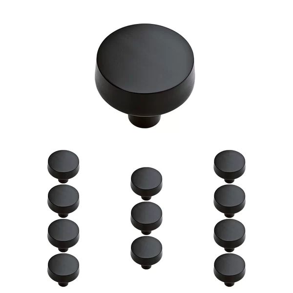 Soft Modern 1 3/8" Diameter Round Knob (Set of 12) | Wayfair North America