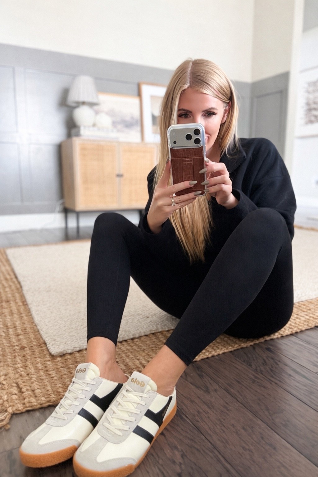 These Gola Elan Mules have been on my feet constantly. The cream, black, & gum sole combo is so good with an all black everything look & they are so easy to just slip on & go. I am a huge fan of a shoe that feels effortless & actually pulls an outfit together without overthinking it & these do exactly that. Linked in my LTK!


Gola Elan Mule-Gola mule sneaker-Gola shoes-retro mule sneaker-slip on sneaker-gum sole mule-cream mule sneaker-casual mule-athleisure mule-sneaker mule-womens mule sneaker-everyday mule-all black outfit-black leggings outfit-black sweatshirt outfit-leggings & sneakers-casual everyday outfit-athleisure outfit-mirror selfie outfit-cozy casual style-neutral sneakers-retro athletic style-spring shoe-weekend outfit-comfortable slip on-sneakers with leggings-laid back style-casual home outfit-spring mule​​​​​​​​​​​​​​​​

#LTKootd #LTKActive #LTKdayinmylife