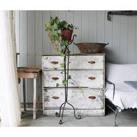 Vintage Heavy Wrought Iron Black Plant Fern Stand | Etsy (US)