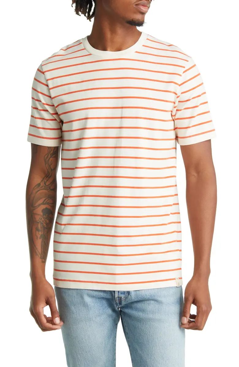 Men's Stripe Stretch Cotton T-Shirt | Nordstrom