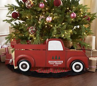 Mr. Christmas 36"" In/Outdoor Truck or Sleigh Tree | QVC