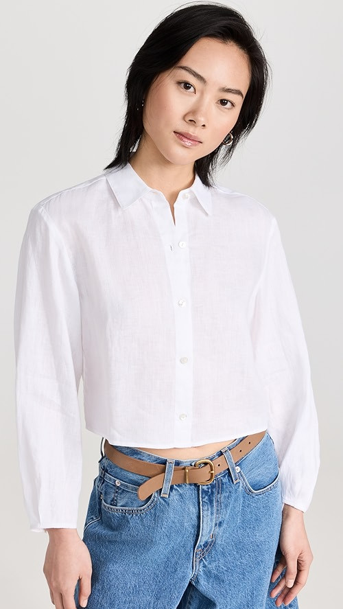 Pleat Sleeve Shirt | Shopbop