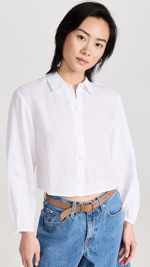 Pleat Sleeve Shirt | Shopbop