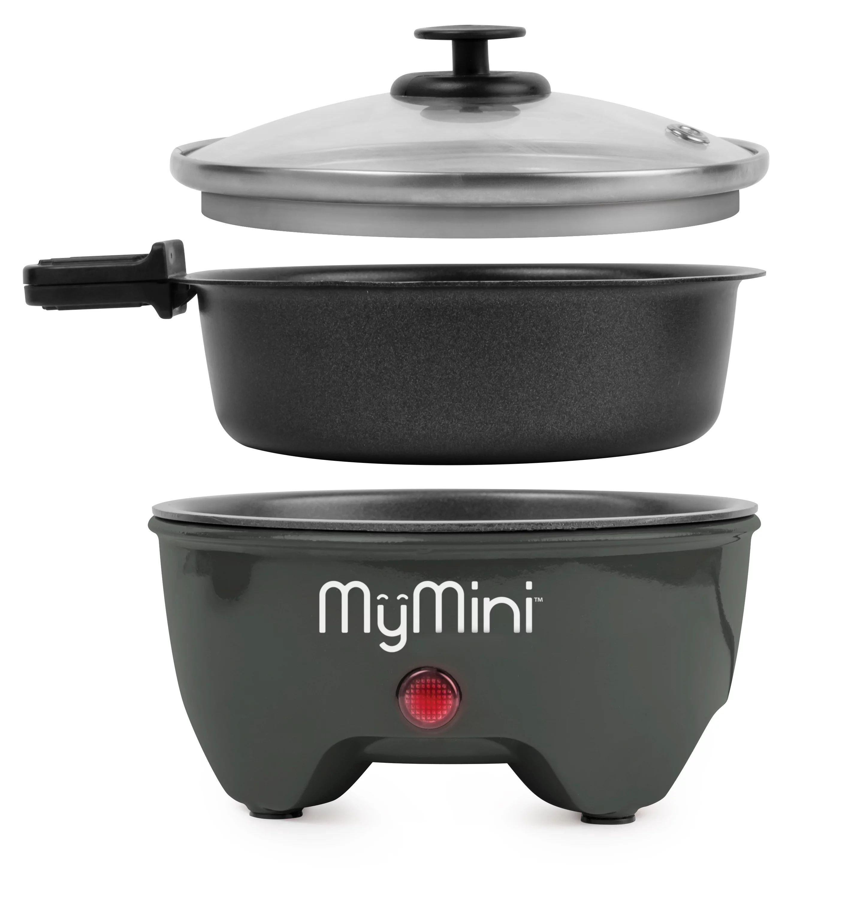 MyMini 5-inch Noodle Cooker & Skillet Electric Hot Pot, Blackberry (3.7" x 5.25", 1.25 Lb) | Walmart (US)
