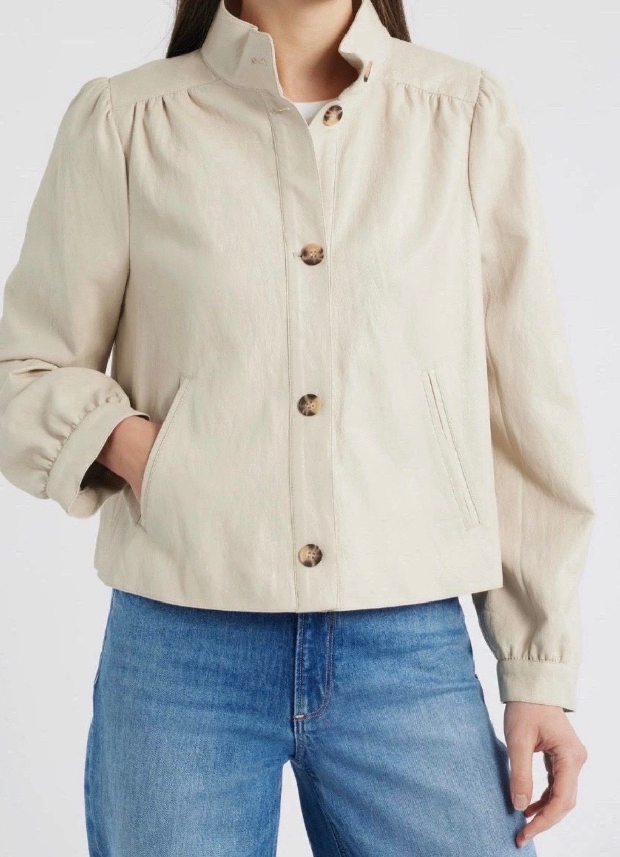 Spring jacket 
White jacket 

#LTKValentine #LTKSaleAlert #LTKootd