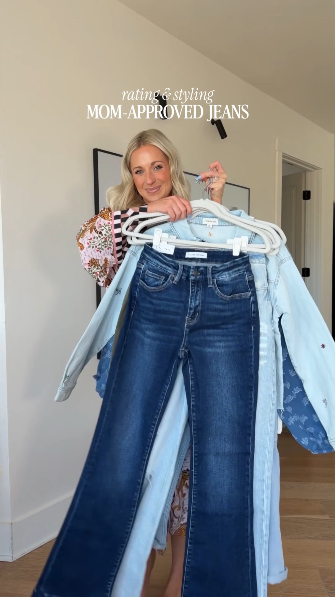 Rating & Styling Mom-Approved JEANS ✨👖 I’m a true 2 or 26 (5’5” and 120lb for reference)

Dark Wash Flares — 26R
Distressed Wide Leg — 4 Long (could’ve done the regular length!)
Olive Cargos — Small Regular
Denim Jogger — Small Regular

Wearing a small regular in ALL of the tops I styled with the jeans, and the beige clog runs TTS (I am usually a 7.5 and sized down to a 7!) 

#LTKmomlife #LTKSeasonal #LTKootd